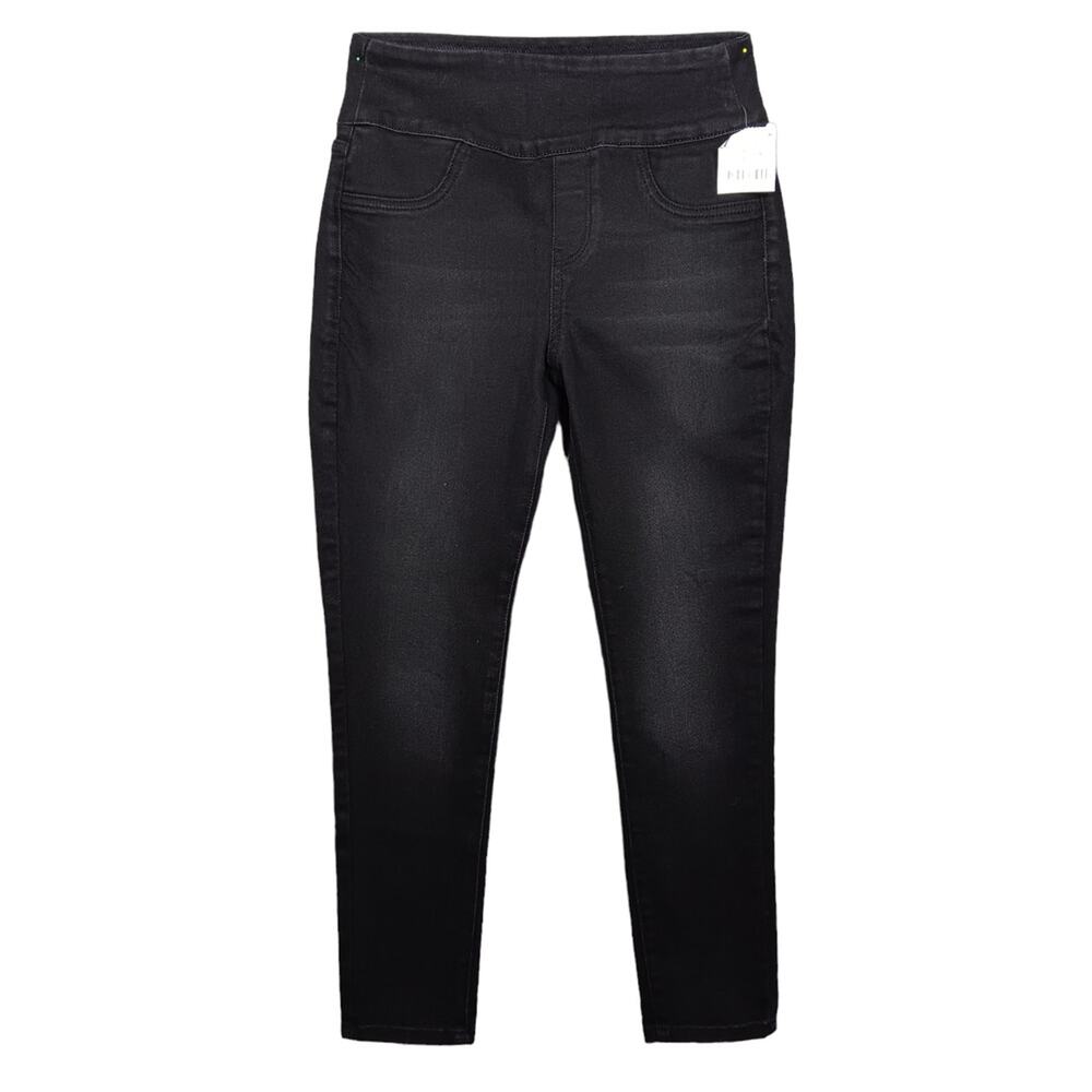 Sonoma Ankle Skinny Jeans Size 6 Black 2 Back Pockets Stretchy NWT